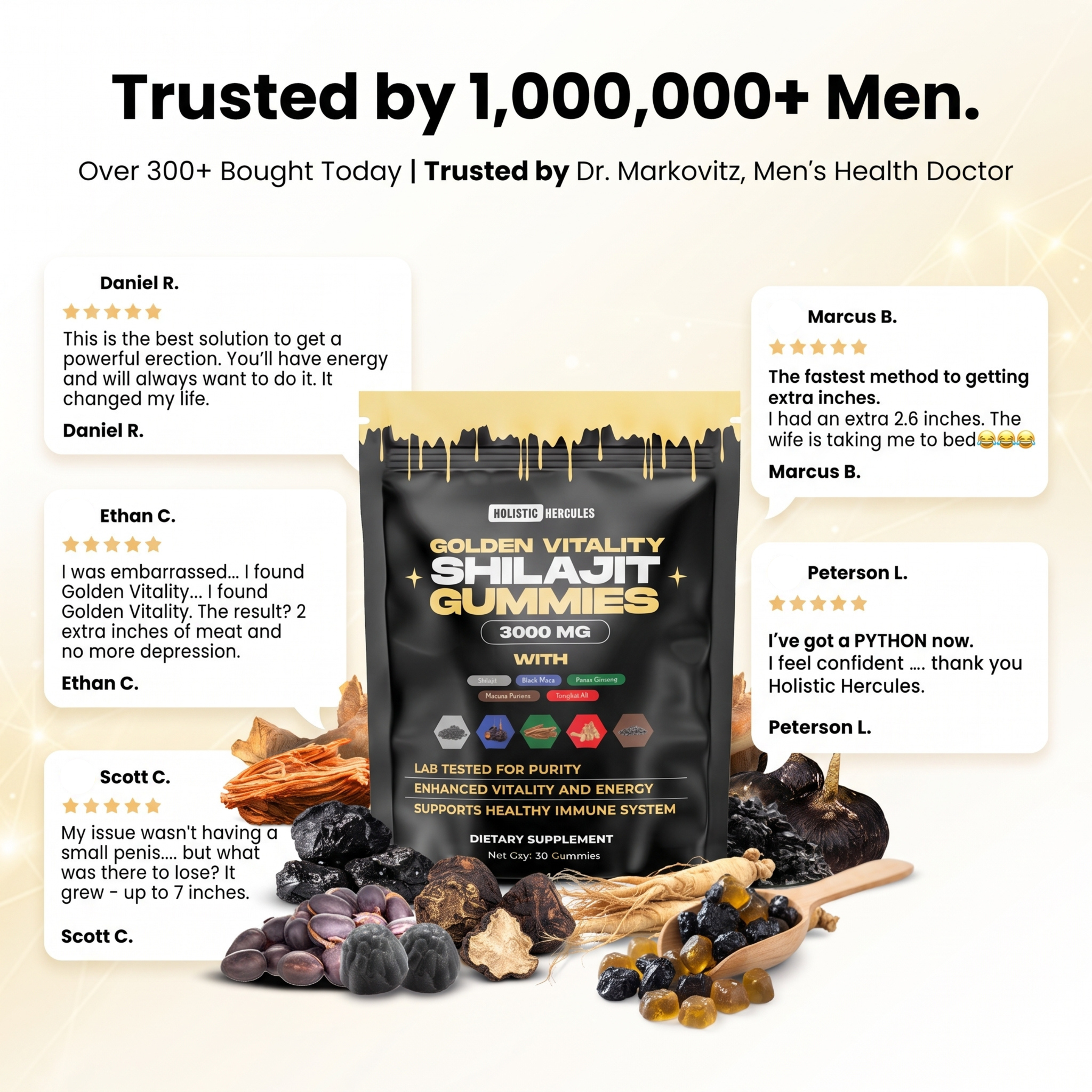 Golden Vitality Gummies