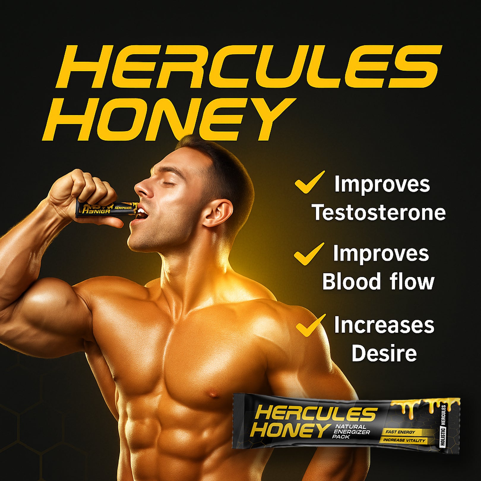 Hercules Honey Sticks (Full Box 16 Units)